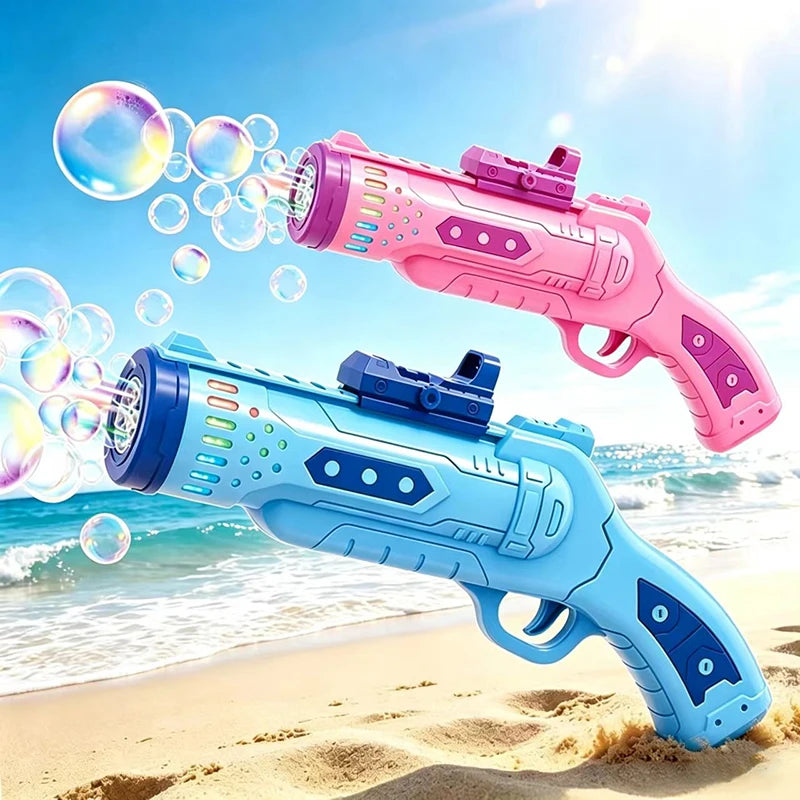 2026 New Bubble Machine  Soap Fully Bubbles Gun automatic Blower Outdoor Party Games Toy Boys Girls Christmas Birthday Gifts