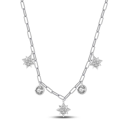 New 925 Sterling Silver Cupid Arrow Mobius Butterfly Dragonfly Sparkling Simple Heart Guardian Necklace 100% 925 Sterling Silver