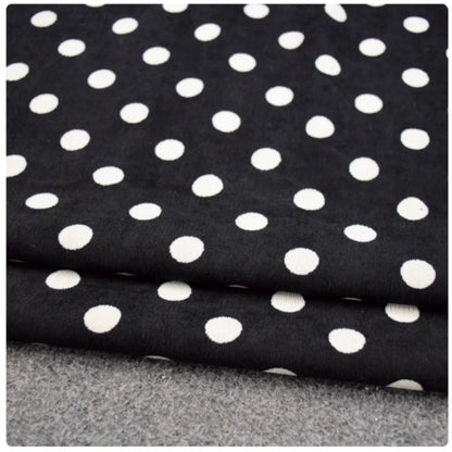 Fashion 1.8cm Round Dot Corduroy Fabric, Autumn Winter Children Cloth Cotton-padded Clothes, Handmade Sewing Tela T2252