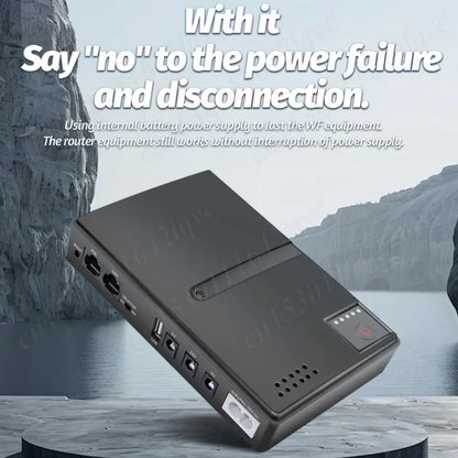 AC85-265V DC1018L Router 5V/9V/12V Optical Cat Monitor Backup Uninterruptible DC Power Supply Charger Cell Phone UPS No Battery
