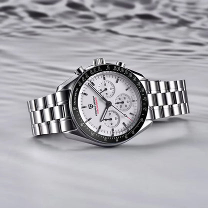 PAGANI DESIGN New Retro Watch Luxury Moon Quartz Watches For Men Stainless steel Luminous waterproof Sport Chronograph Man 2025