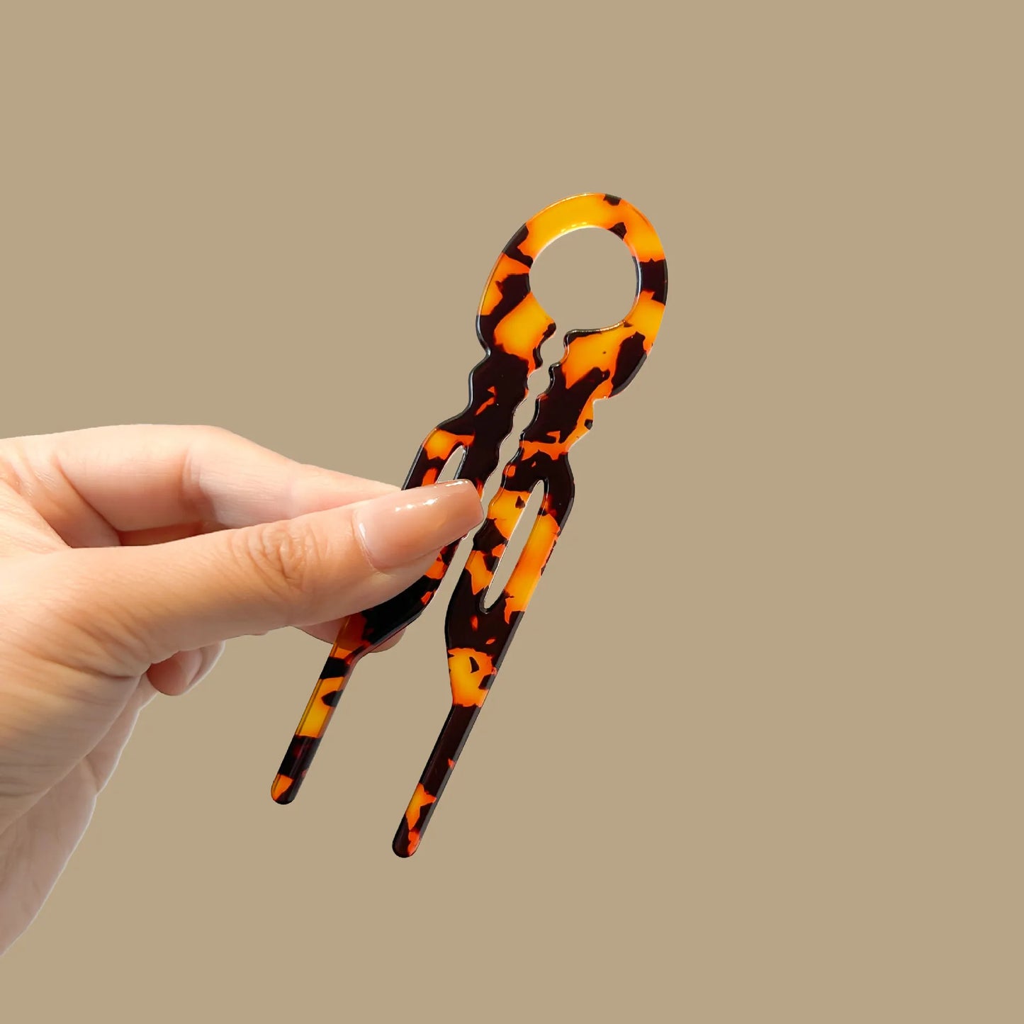 Fashion Bow Design Hair Bun U-Shaped Hair Sticks Acetate Hair Fork Hairpins Women Meatball Sweet Girls Hair Accessories Headband