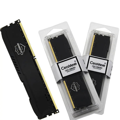 CeaMere 2pcs D4 desktop computer memory bar memoriam 8GB 16GB 32GB 2666/3200Mhz memory card PC 288-pin RAM memory card wholesale