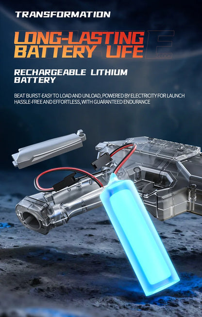 New Water Gun Electric Water Gun High-Capacity Pulse Continuous Water Spraying Toy Summer Outdoor Beach Toy For boys Kid Gift