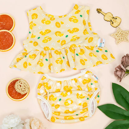 U PICK 1 Set ALVABABY Summer Swim Set Sleeveless Fashion Swimsuit for Baby Girls