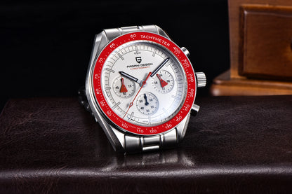 PAGANI DESIGN New Retro Watch Luxury Moon Quartz Watches For Men Stainless steel Luminous waterproof Sport Chronograph Man 2025