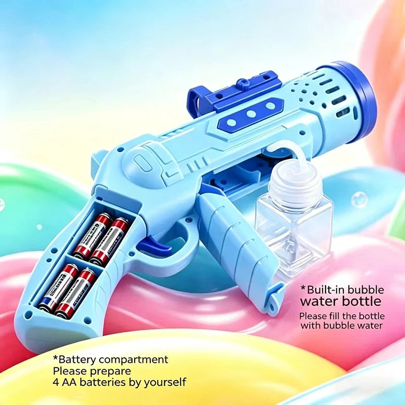 2026 New Bubble Machine  Soap Fully Bubbles Gun automatic Blower Outdoor Party Games Toy Boys Girls Christmas Birthday Gifts