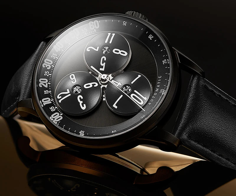 Super Luminous Independent Watchmaking Sapphire Stainless Steel Mechanical Watch Personalized Automatic Fashion Large Dial