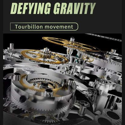 AESOP Men Flying Tourbillon Movement Mechanical Automatic Luxury Watches Wristwatches Skeleton Watch Brand For Man Sapphire