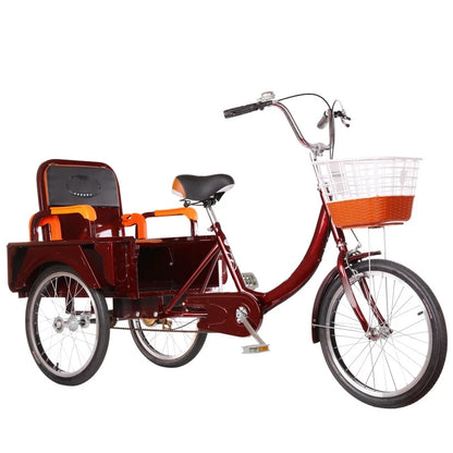 New Pedal Tricycle, Safe and Stable, Suitable for Carrying Goods, Family Adult Commuting, Outdoor Use