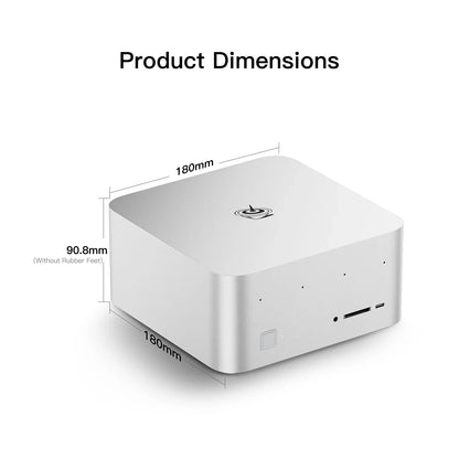 Beelink GTR9 Pro AI Mini PC AMD Ryzen AI MAX+ 395 LPDDR5X 128GB 8000MT/s 2TB SSD 140W Ultra 10GbE LAN WiFi7 BT5.4 Fingerprint