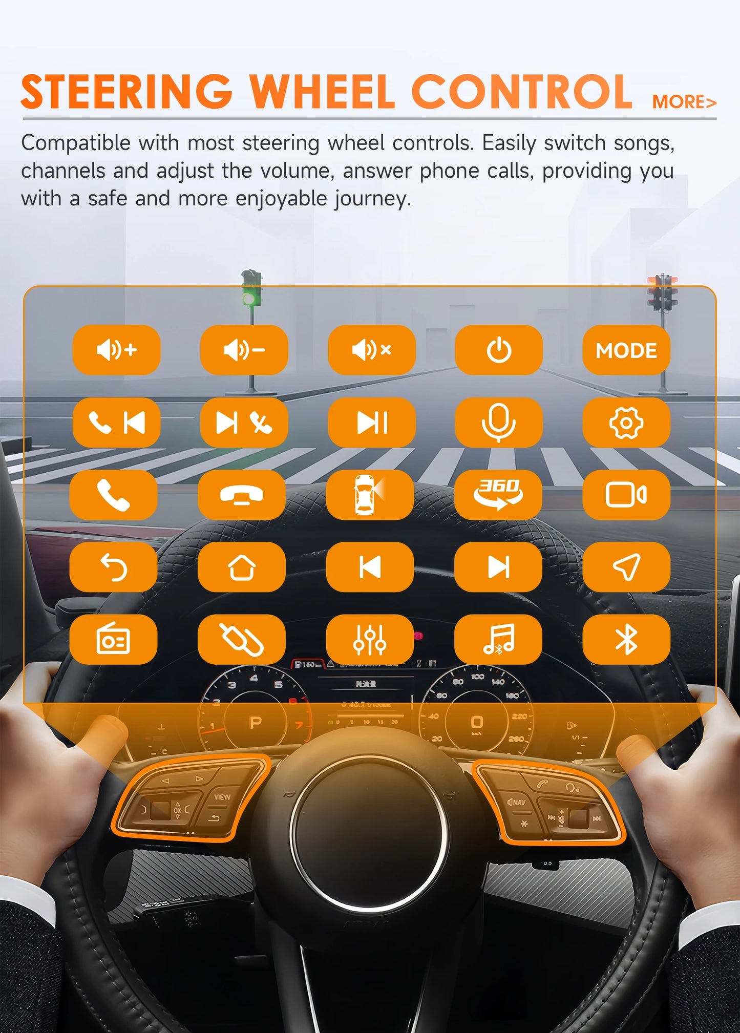 Hizpo 2 Din Android 14 Car Radio Multimidia For MITSUBISHI Mirage Spacestar Dodge Attitude 2012-2018 GPS Navigation Carplay DSP