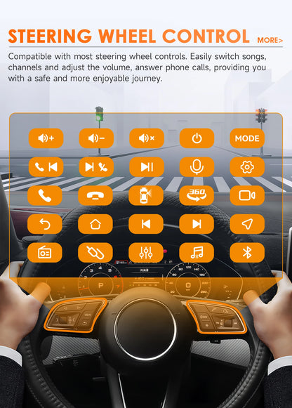 Hizpo 2 Din Android 14 Car Radio Multimidia For MITSUBISHI Mirage Spacestar Dodge Attitude 2012-2018 GPS Navigation Carplay DSP