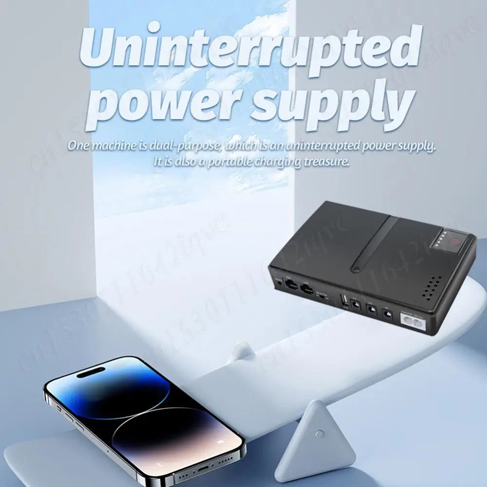 AC85-265V DC1018L Router 5V/9V/12V Optical Cat Monitor Backup Uninterruptible DC Power Supply Charger Cell Phone UPS No Battery