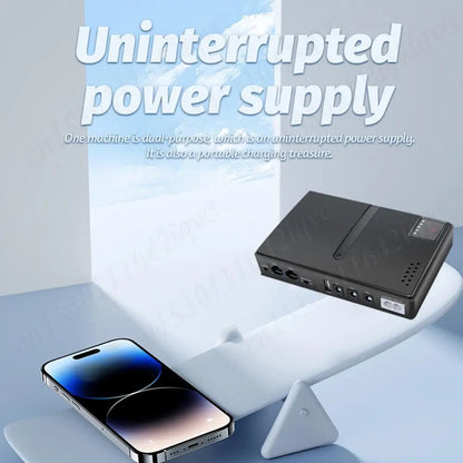 AC85-265V DC1018L Router 5V/9V/12V Optical Cat Monitor Backup Uninterruptible DC Power Supply Charger Cell Phone UPS No Battery