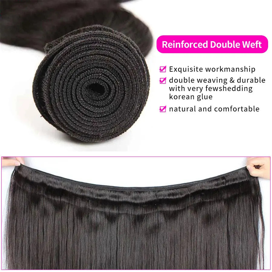 12A Brazilian Body Wave Human Hair Bundles Unprocessed Virgin Hair 3PCS 14-30 Inch Bundles Human Hair For Women