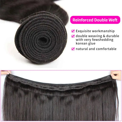 12A Brazilian Body Wave Human Hair Bundles Unprocessed Virgin Hair 3PCS 14-30 Inch Bundles Human Hair For Women