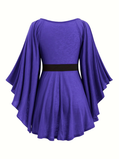 New autumn and winter European and American fashion women's clothing, oversized with an irregular hem, solid color, heart-shaped