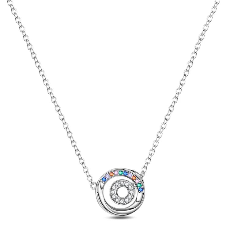 New 925 Sterling Silver Cupid Arrow Mobius Butterfly Dragonfly Sparkling Simple Heart Guardian Necklace 100% 925 Sterling Silver
