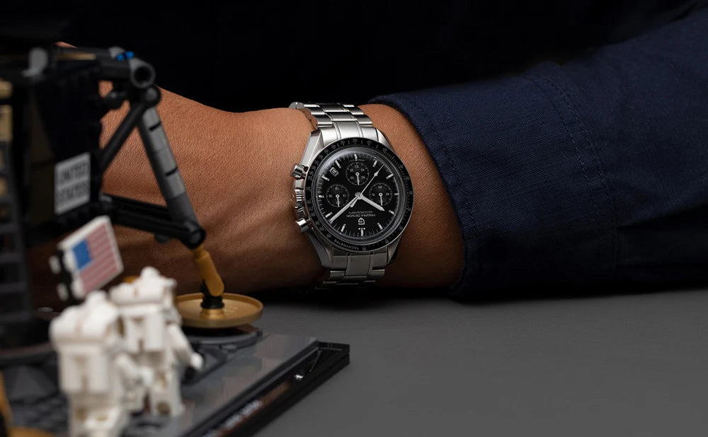 PAGANI DESIGN New Retro Watch Luxury Moon Quartz Watches For Men Stainless steel Luminous waterproof Sport Chronograph Man 2025