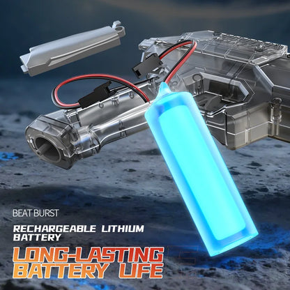 New Water Gun Electric Water Gun High-Capacity Pulse Continuous Water Spraying Toy Summer Outdoor Beach Toy For boys Kid Gift