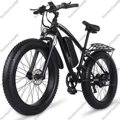 Electric bicycle 25km/h 48V lithium battery mountain bike adult lithium battery 26 inch two-wheeled battery car