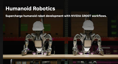 NVIDIA Jetson AGX Thor Developer Kit, Blackwell GPU 2070 FP4 TFLOPS, 128 GB LPDDR5X Memory,for Physical AI and Humanoid Robotics